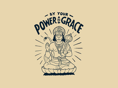 Power and Grace apparel illustration tshirt