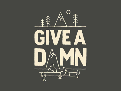 Give A Damn apparel branding merch tshirt