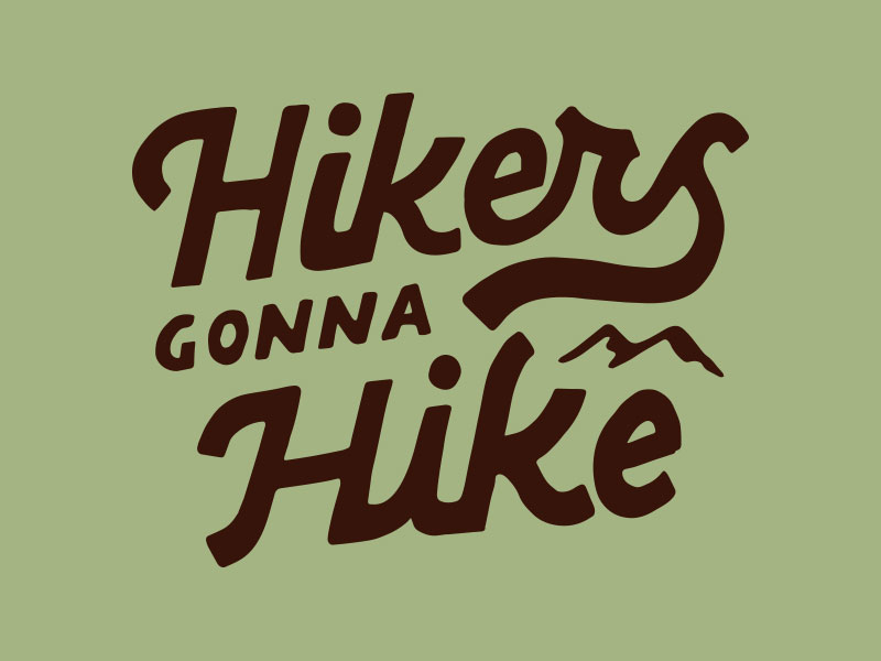 Hikers by Sansroom on Dribbble