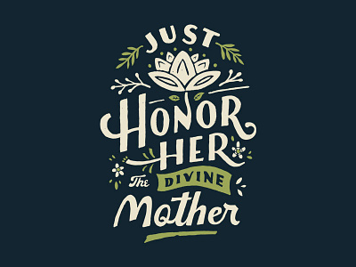 Mother illustration lettering merch skitchism t shirt typography