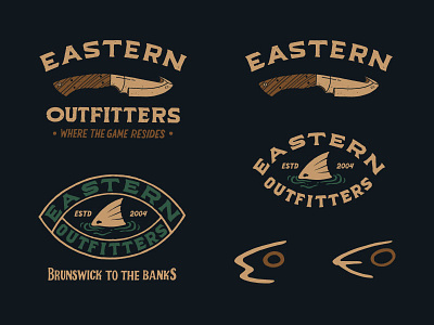 Eastern Outfitters branding clothing handlettering illustration lettering logo merch merch design skitchism t shirt typography vintage