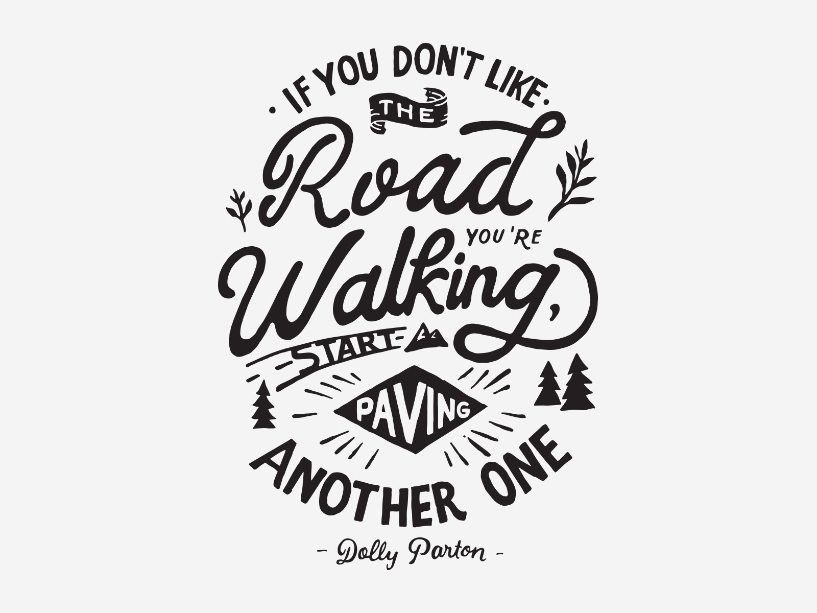 the-walking-road-by-tatak-waskitho-on-dribbble