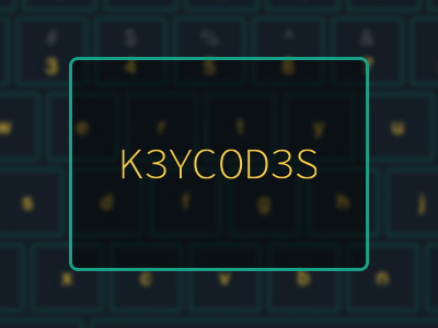 Keycodes app interface ui user interface web