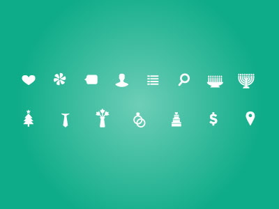Icon Set app icons web