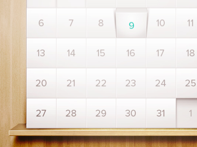 App Calendar app buttons calendar clean design interface ios texture ui ux web wood