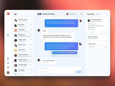 Faux Chat App By Jeffrey Jorgensen On Dribbble