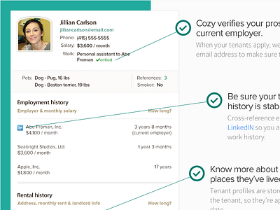 Cozy Tenant Application flat icons skeumorph skeumorphlat ui user interface web web app