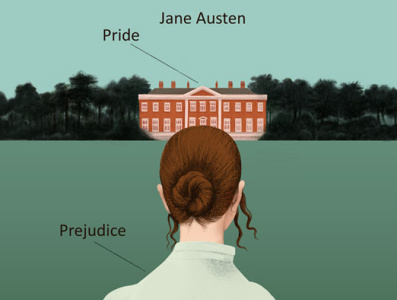 Pride and Prejudice book cover book cover illustration jane austen poster pride and prejudice