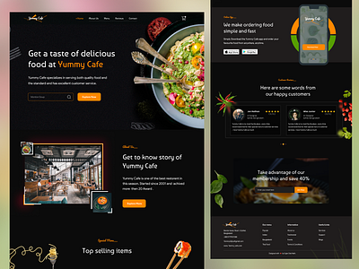 Restaurants Landing Page Exploration