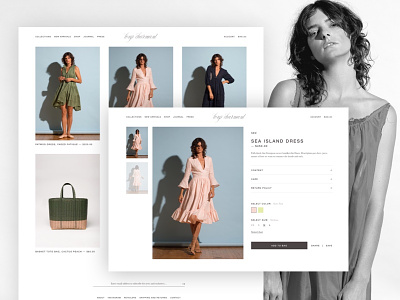 Fashion Website ecommerce fashion homepage notch simple ui ux web