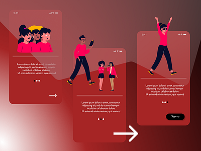 Onboarding Screen Designs