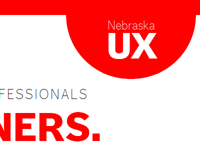 Nebraska Ux circle dagny layout red responsive