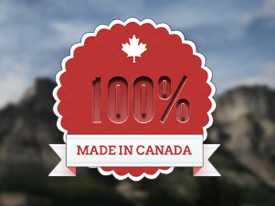 Canada Badge badge canada maple leaf