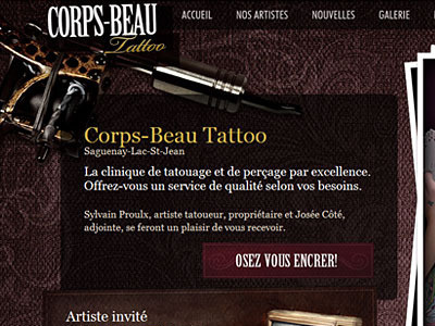 Corps-Beau Tattoo