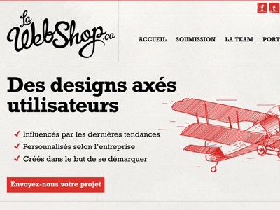 La Web Shop agency design web webdesign website wordpress