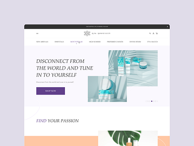 Online Store — Design Concept concept design onine store ui ux web