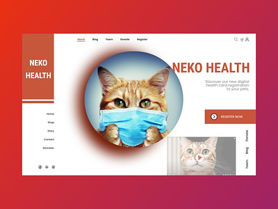 Neko Health Landing Page design ui ux web