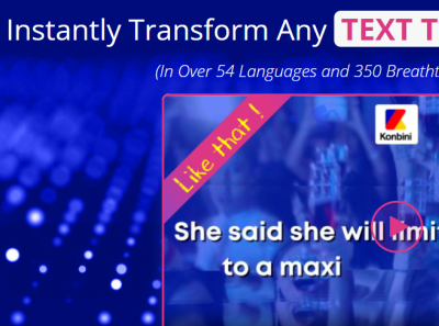 Instantly Transform Any TEXT TO VIDEO in only 3 Clicks !