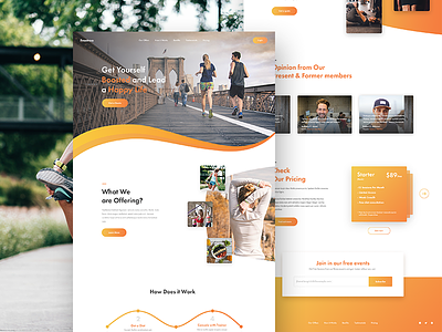 Freetroo - Startup Fitness Gym Landing Page
