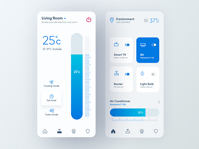 Smart Home App 2019 2019 trend activity android app app design daily ui dashboard gradient ios app design minimal app minimal app design smart home app ui ux