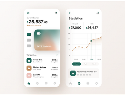 Wallet App 2019 2019 trend activity app app design bank budget credit card daily ui dashboard gradient management minimal typography ui wallet