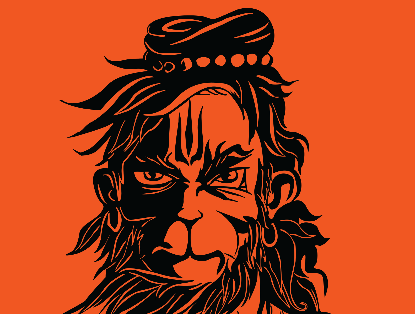 HANUMAN-ILLUSTRATION by Ayush Tyagi on Dribbble