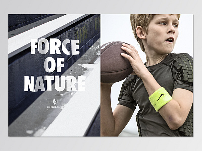 Nike Young Athletes athletics design hand done nike sports type typography