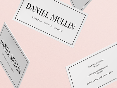 Daniel Mullin branding collateral design graphic design pattern print system typography