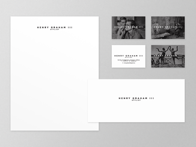 Henry Graham Collateral branding collateral design graphic identity logo print