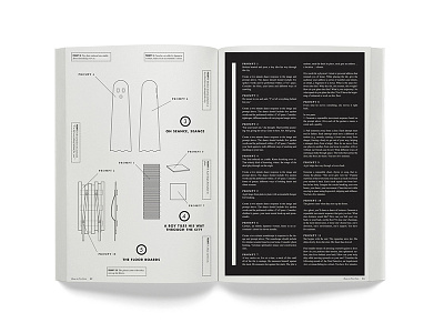 Home in Five Parts brochure design graphic layout print typography