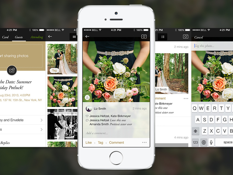 Photos feature ui ios gallery photo app paperless post