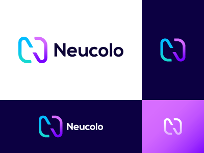 N+C MODERN LETTER LOGO