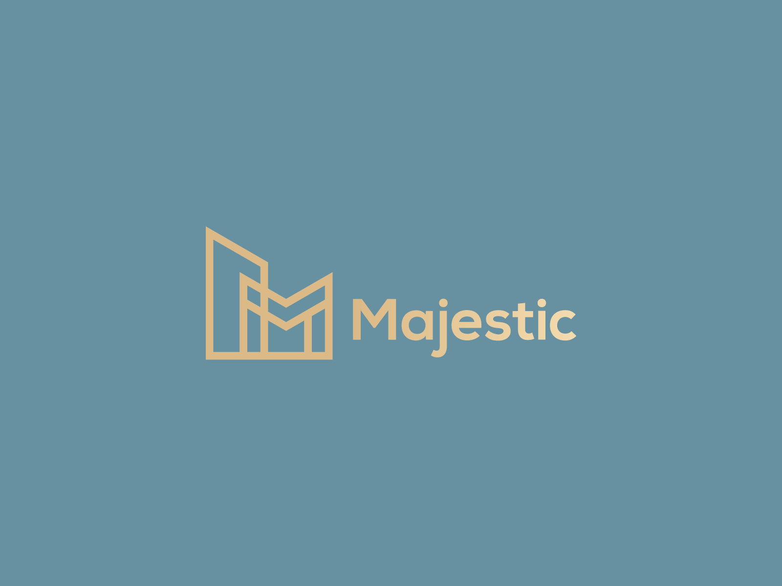 M+REAL ESTATE MODERN LOGO