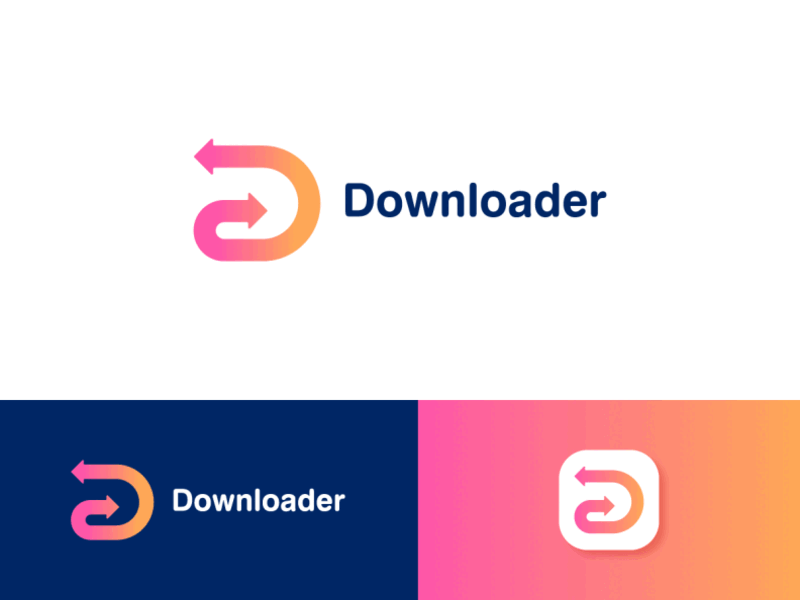 Downloader Modern logo bestlogo logotrend2021 logo logoawesome logoconcept logodesinger logoideas logoinspire logoprocess logoprofesional modernlogodesign startup