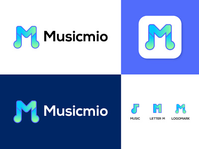 M+MUSIC MODERN LOGO