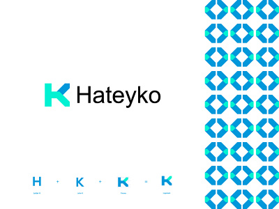 H+K modern logo