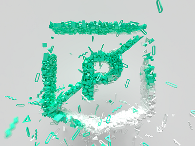 PRPL Site – 2017 ed. c4d cinema4d confetti logo render shapes
