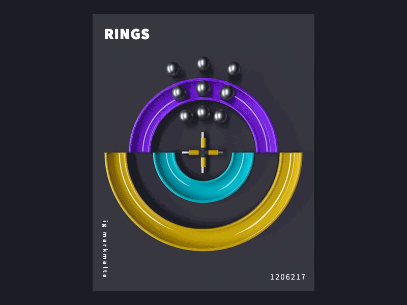 Ring animation c4d cinema4d motion render