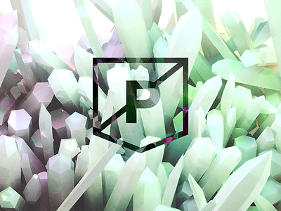 PRPL 3d brand c4d crystals prpl render