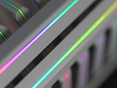 personal space colors macro render soft spectrum