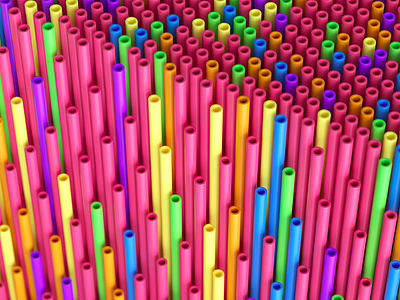 straws c4d geometry illustration inspiration macro pattern render