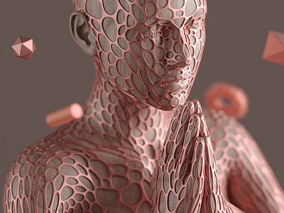 H△RMONY c4d geometry illustration inspiration macro mesh model photography render