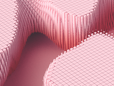 Energy 3d abstract c4d cinema4d geometry illustration inspiration pixel pixel art render voxel voxelart