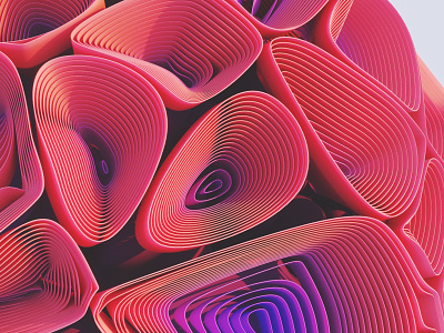Voronoiying ¹⁶¹ 3d abstract c4d colors design geometry illustration inspiration render texture