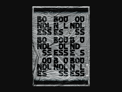 BOUNDLESS - "A typographic poster concept 2"