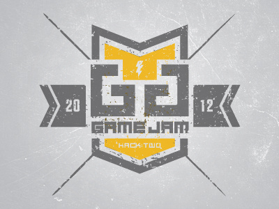 Game Jam Logo crest gamejam hack identity kanoapps logo shield