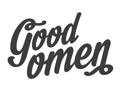 Goodomenbrand brand drawn fresh logo type