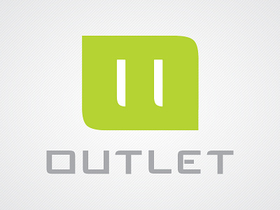 Outlet Gallery art branding design gallery good goodomen green logo mark outlet