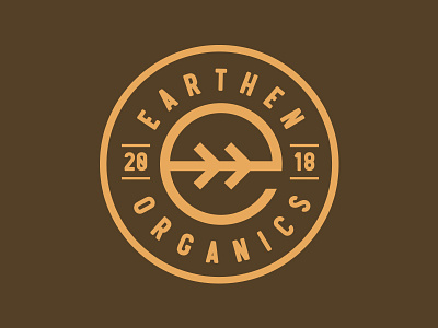 Earthen Organics Logo 1 brand branding color earth good goodomen leaf logo natural organics