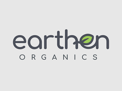 Earthen Organics Logo 2 brand branding color earth good goodomen leaf logo natural organics